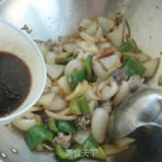 爆炒墨鱼仔的做法步骤：7