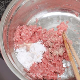 清蒸狮子头的做法步骤：3