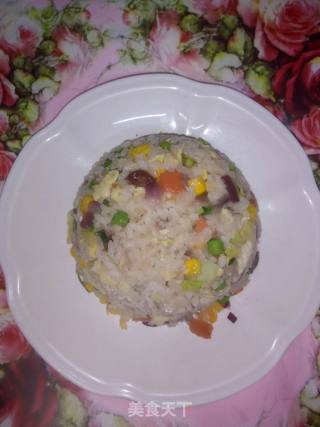 什锦炒饭的做法步骤：8