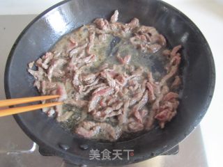 【湖北】牛肉青椒萝卜丝的做法步骤：5