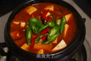 韩式泡菜豆腐汤的做法步骤：9