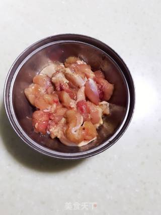 口蘑鸡排的做法步骤：2