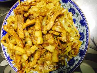 美味土豆丝肉丝炒饼????的做法步骤：8