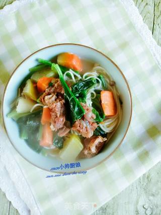 【河北】菠菜牛肉面的做法步骤：3