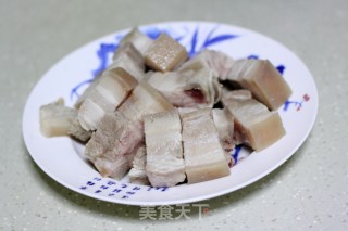 蕨菜黄豆炖肉的做法步骤：3