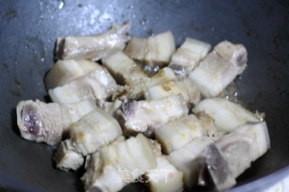 蕨菜黄豆炖肉的做法步骤：5
