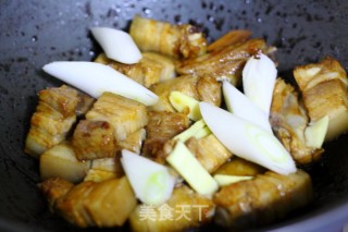 蕨菜黄豆炖肉的做法步骤：7