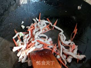 【辽宁】双色甘蓝炒肉丝的做法步骤：3