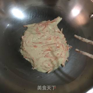 胡萝卜鸡蛋软饼的做法步骤：3