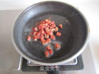 【湖北】青豆红薯炒肉丁的做法步骤：4