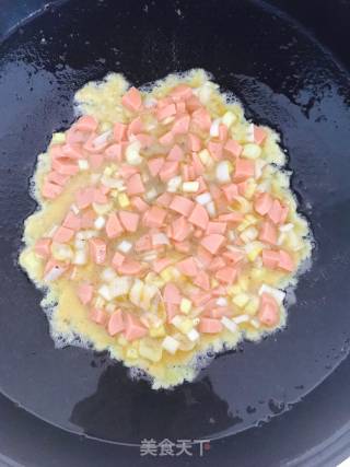 鸡蛋火腿夹馍的做法步骤：4