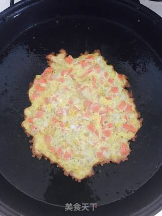 鸡蛋火腿夹馍的做法步骤：5