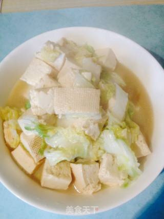 白菜炖老豆腐的做法步骤：6