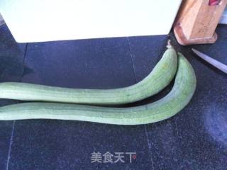 【东北】酸辣丝瓜条的做法步骤：1