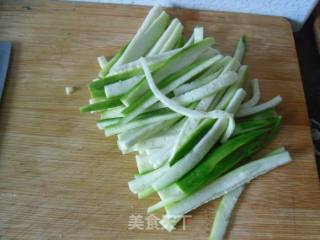 【东北】酸辣丝瓜条的做法步骤：3