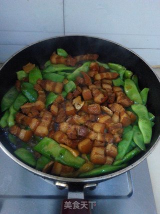 【黑龙江】红烧肉炖油豆角的做法步骤：7
