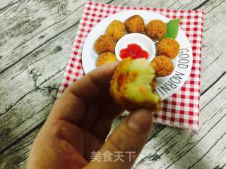 【东北】芝士土豆丸子的做法步骤：13