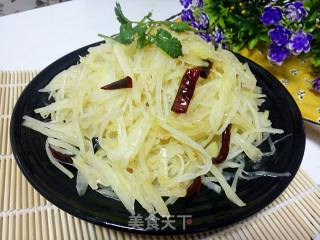 【山东】酸辣土豆丝的做法步骤：5