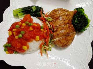 彩色盖饭的做法步骤：6
