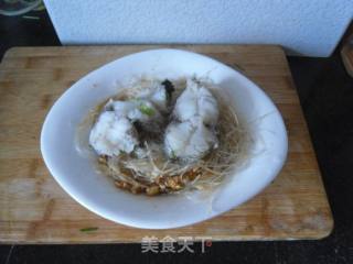 【东北】蒜蓉粉丝蒸鳕鱼的做法步骤：10