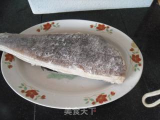 【东北】蒜烧鲽鱼块的做法步骤：1