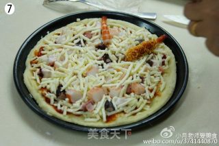 披萨（包括做饼底的方法）的做法步骤：7