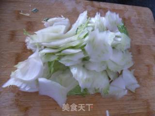 【东北】糖醋白菜帮的做法步骤：2