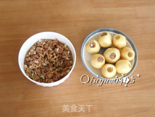 【无锡】面筋球塞肉的做法步骤：5