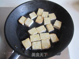 【湖北】平菇肉片炒豆腐的做法步骤：2
