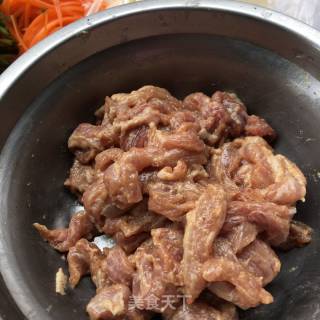 凉菜酱肉丝的做法步骤：3