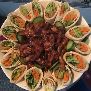 凉菜酱肉丝的做法步骤：7