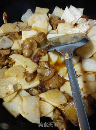 【四川】地瓜炒肉的做法步骤：9