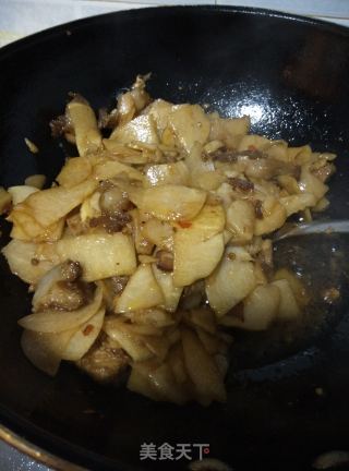 【四川】地瓜炒肉的做法步骤：10