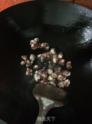 腊肠炒饭的做法步骤：5