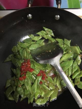 快手菜－素烧四季豆的做法步骤：7