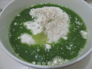 【四川】菠菜发糕的做法步骤：4
