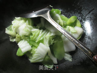 【宁波】莴笋炒白菜的做法步骤：6