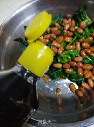 【四川】菠菜拌花生的做法步骤：5