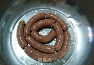 【武汉】【自制黑椒脆皮肠】的做法步骤：9