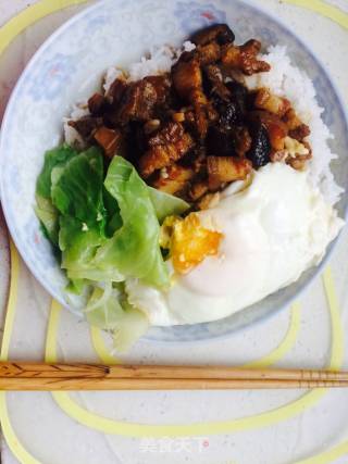 简易版卤肉饭的做法步骤：10
