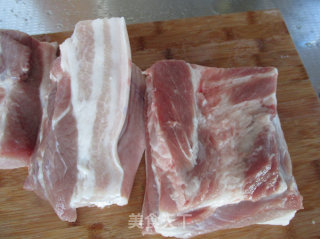 【河南】笋丝干豆角扣肉的做法步骤：1