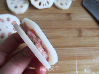 【浙江】炸藕盒的做法步骤：5