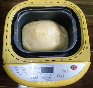【西北】香蕉牛奶亚麻油籽面包（一键式）的做法步骤：7