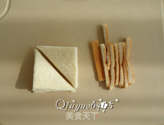 【香港】西多士小食的做法步骤：4