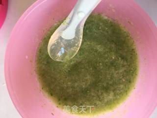 【哈尔滨】辅食小白菜????鸡肉松米粉的做法步骤：15