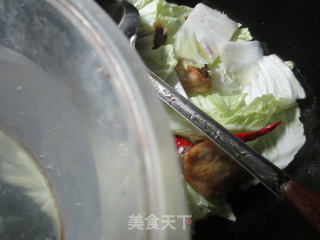 【宁波】中翅白菜煮粉丝的做法步骤：4