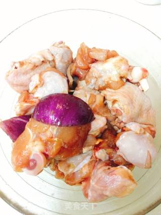 干煸豌豆鸡块的做法步骤：2