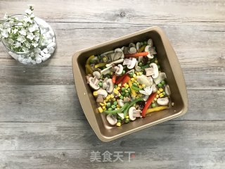 松软蘑菇披萨（二发版）的做法步骤：4