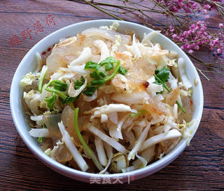 【天津】白菜芯拌海蜇的做法步骤：7