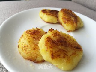 【山西】奶香红薯饼（给年夜饭家宴加一道甜点）的做法步骤：14